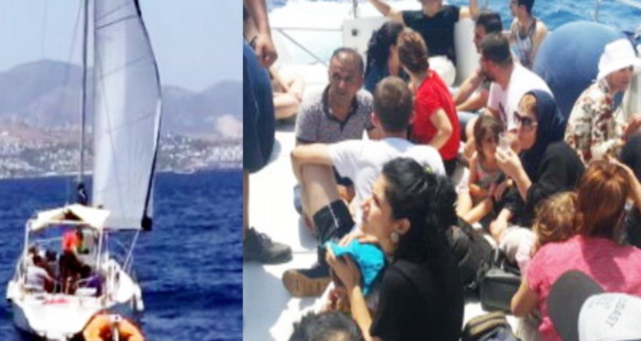 italya yolundaki yelkenli teknede gocmenleri iha tespit etti 9hATfNA6