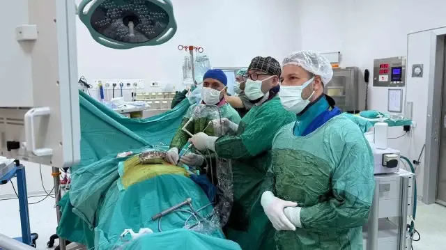 organini tamamen dolduran 8 santimetrelik geyik boynuzu bobrek tasi ameliyatla cikarildi ikUlOhKB