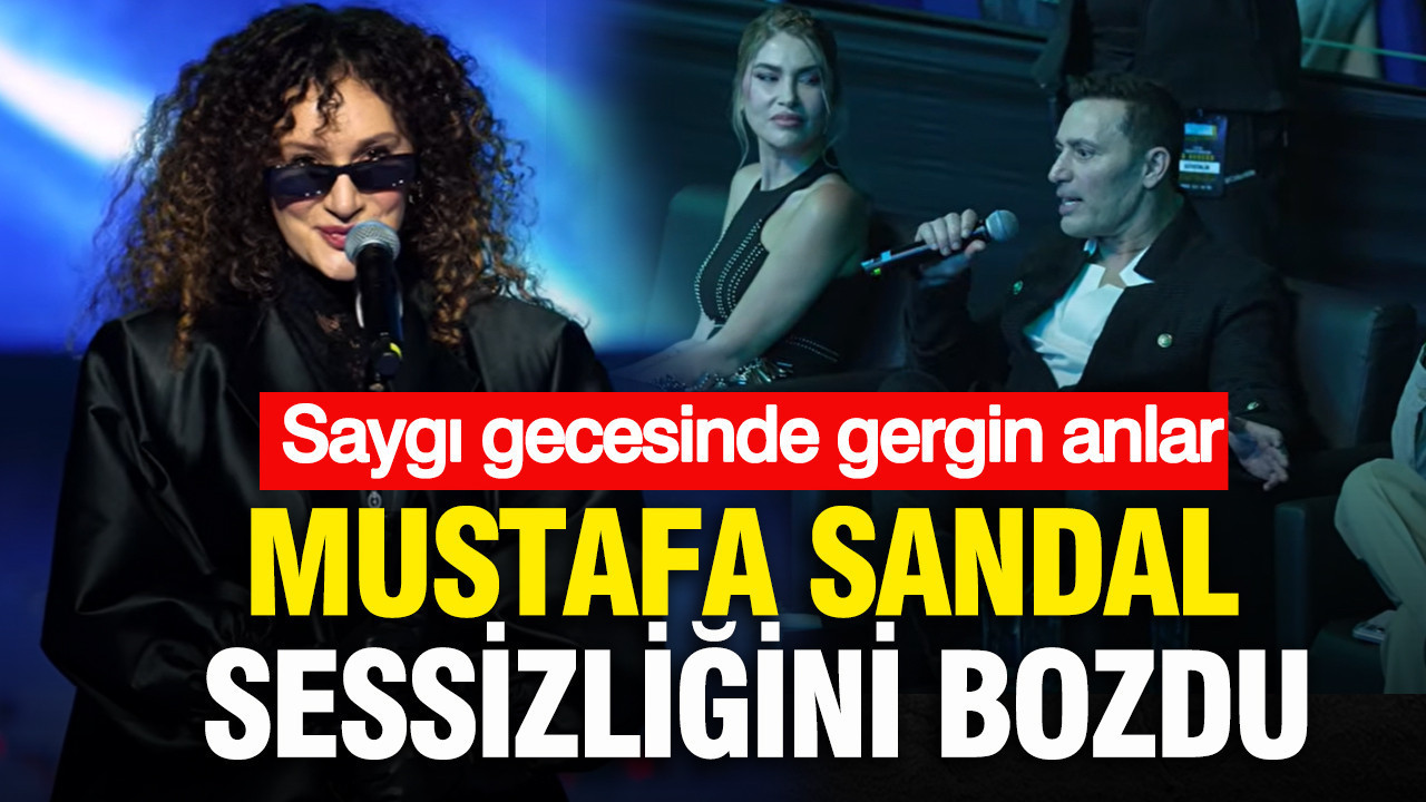 Saygı Gecesinde Gergin Anlar: Mustafa Sandal’dan Destek Açıklaması