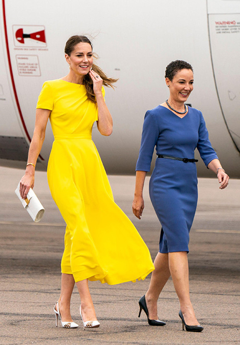 Kraliyet Turu ve Sarı Elbise: Kate Middleton’ın Büyüleyici Anları